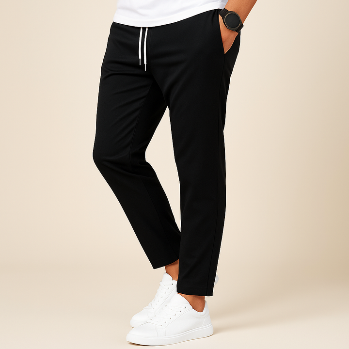 Męskie Spodnie Slim Fit z Sznurkiem
