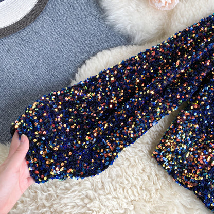 Fleur – Brokatowy Top Jedno-Ramie | Zachwycaj z Elegancją