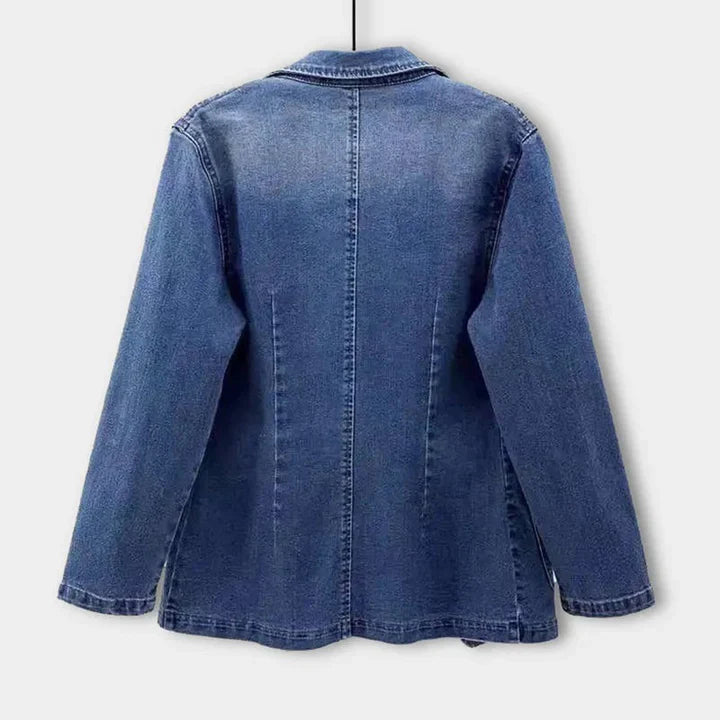 Stylowy Blazer Dżinsowy dla Kobiet