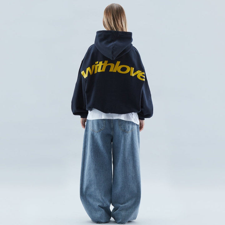 Bluza z Kapturem With-love | Premium Unisex Hoodie