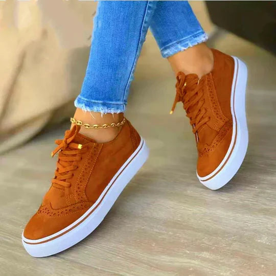 Kobiece Sneakersy na Sznurówki