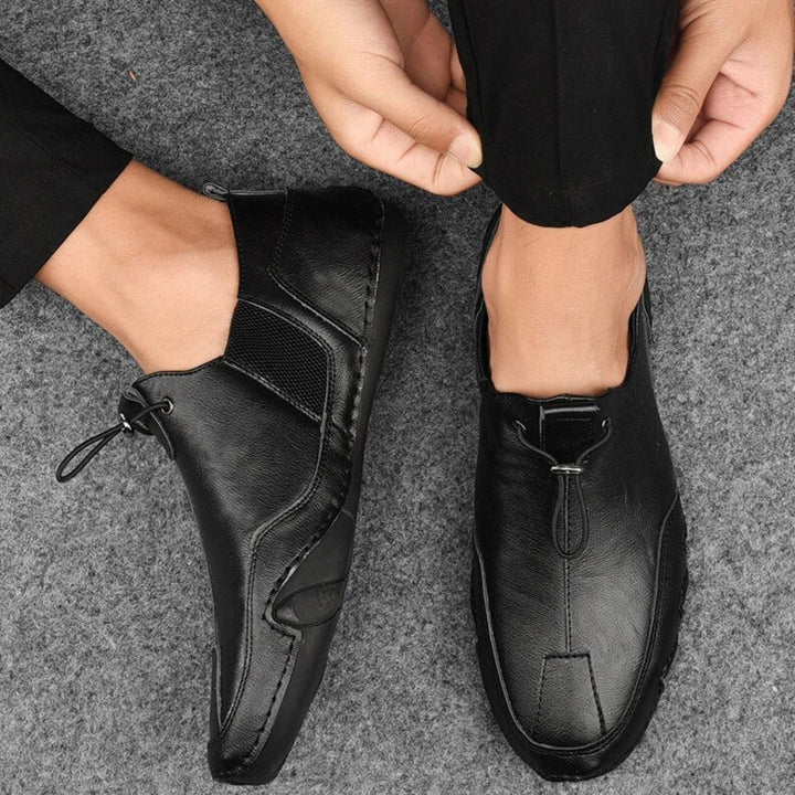 Buty ortopedyczne męskie ze skóry naturalnej - Harmen