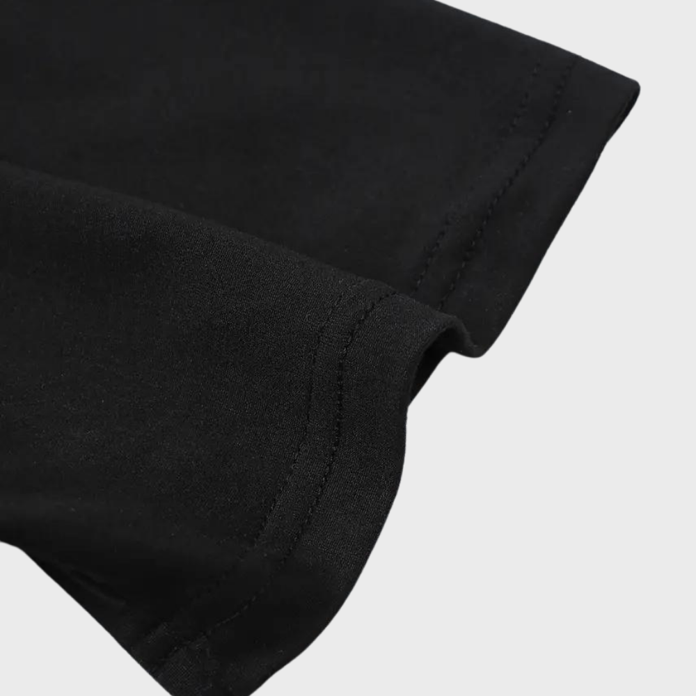 Casual Męska Koszulka z Okrągłym Dekoltem i Minimalistycznym Printem