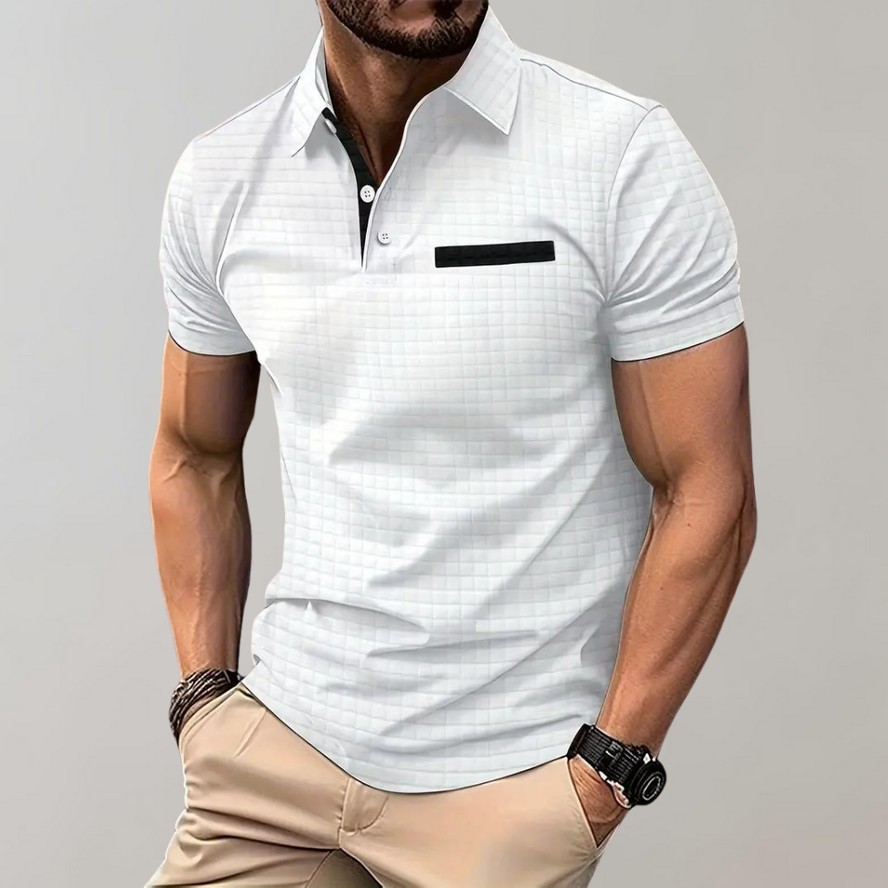 Slim-Fit Męska Koszulka Polo Wygodna i Stylowa