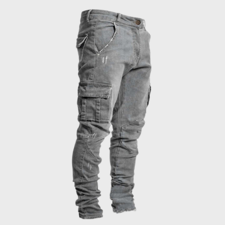 Męskie Spodnie Cargo Casual