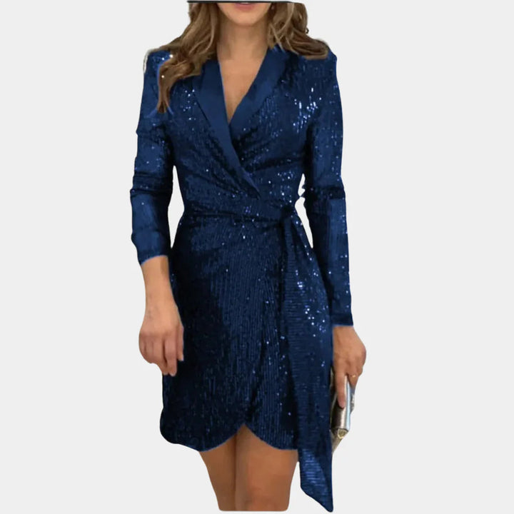 Stylowa Sukienka Blazer dla Kobiet Szykowna Sophistykacja z Glamour Dotykiem