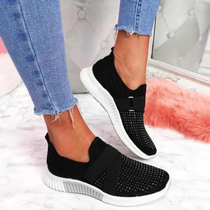 Oddychające Casual Slip-On Trampki Damskie