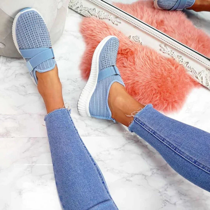Oddychające Casual Slip-On Trampki Damskie