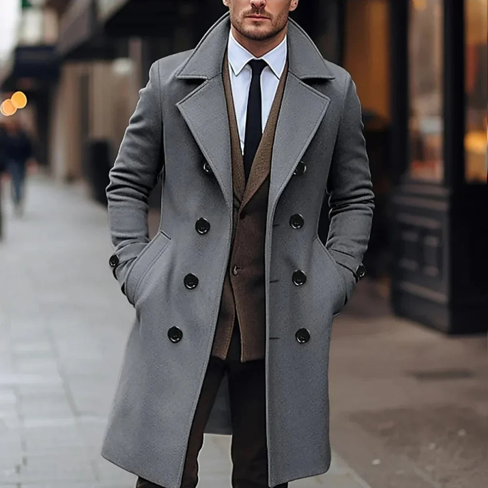 Andrew – Premium Męski Płaszcz dla Bezwysiłkowej Elegancji