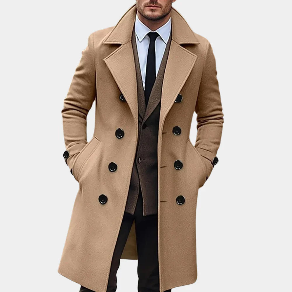 Andrew – Premium Męski Płaszcz dla Bezwysiłkowej Elegancji