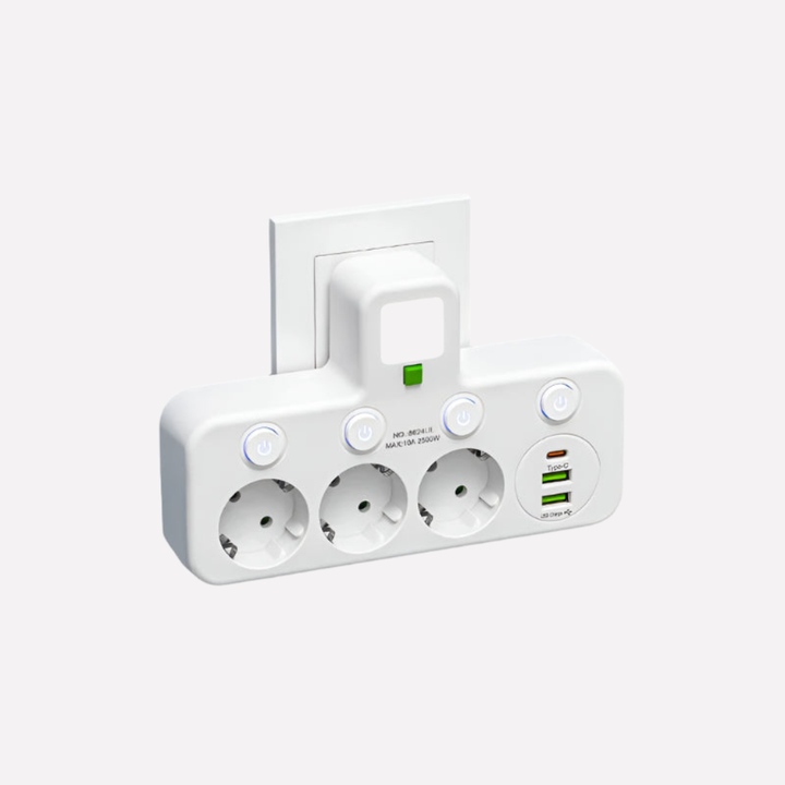 Listwa zasilająca z portami USB i USB-C