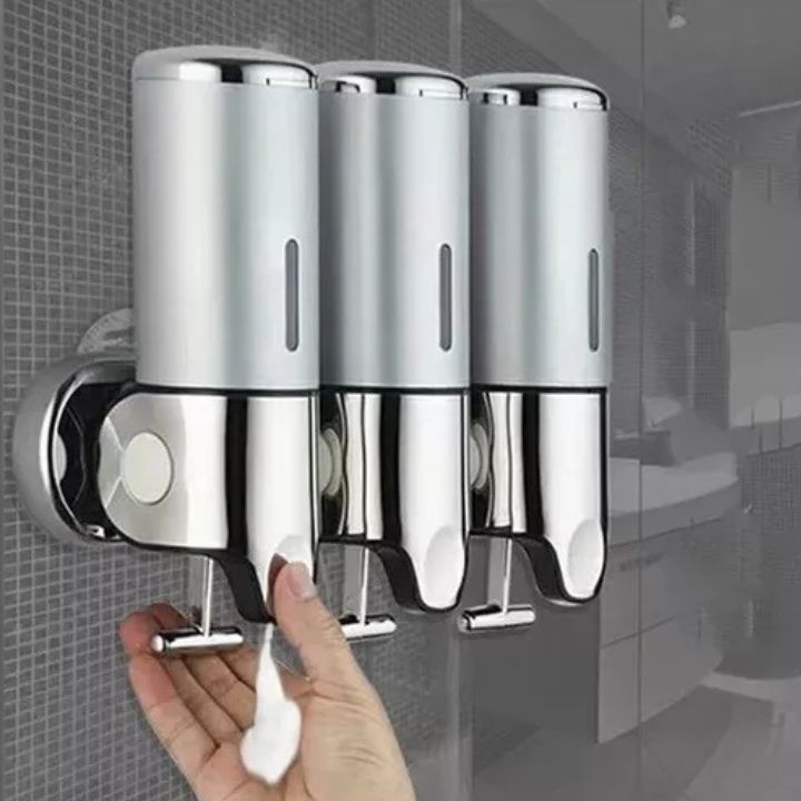 SOAPFORT – wysokiej jakości ścienny dozownik do mydła w eleganckim designie ze stali nierdzewnej