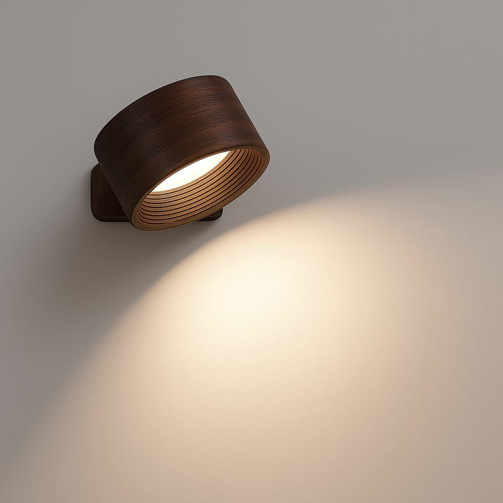 Bezprzewodowa lampa ścienna LED z głowicą obracaną o 360°, ściemniaczem dotykowym, 3 kolory