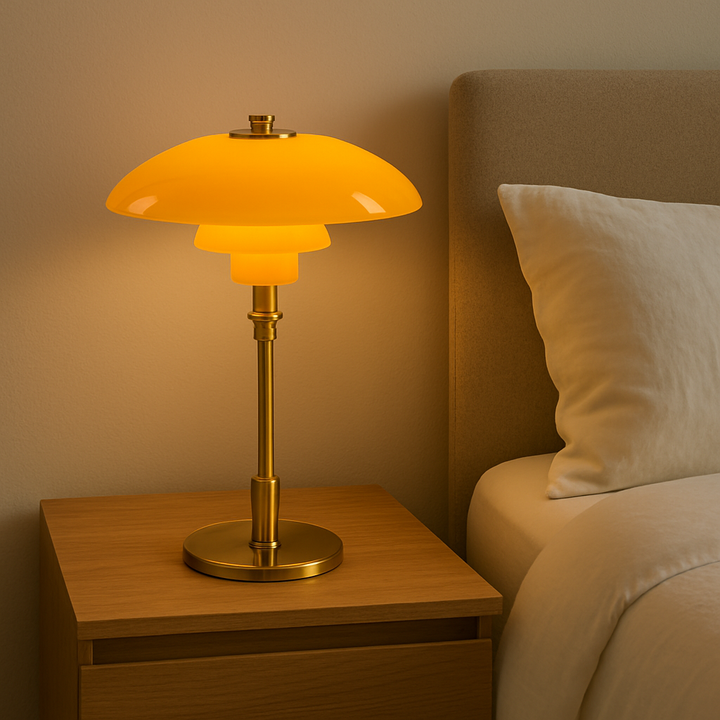 Lampa stołowa w duńskim designie