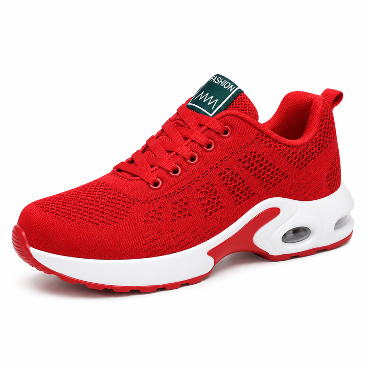 Lekkie ortopedyczne sneakersy damskie z oddychającej siateczki z wyściełaną podeszwą