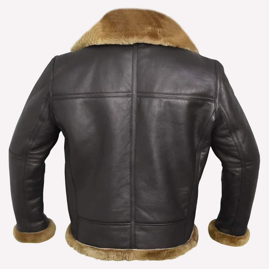 Męska kurtka w stylu shearling