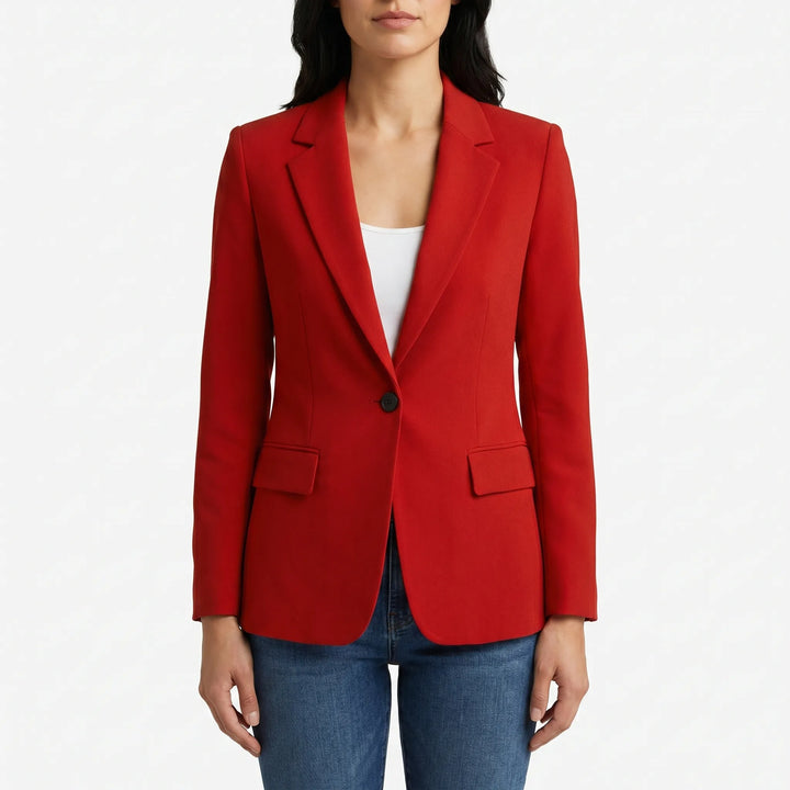ClarvineTailored Single-Button Women's Blazer