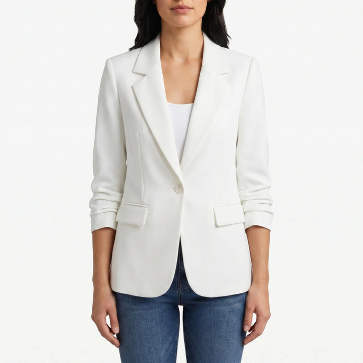 ClarvineTailored Single-Button Women's Blazer
