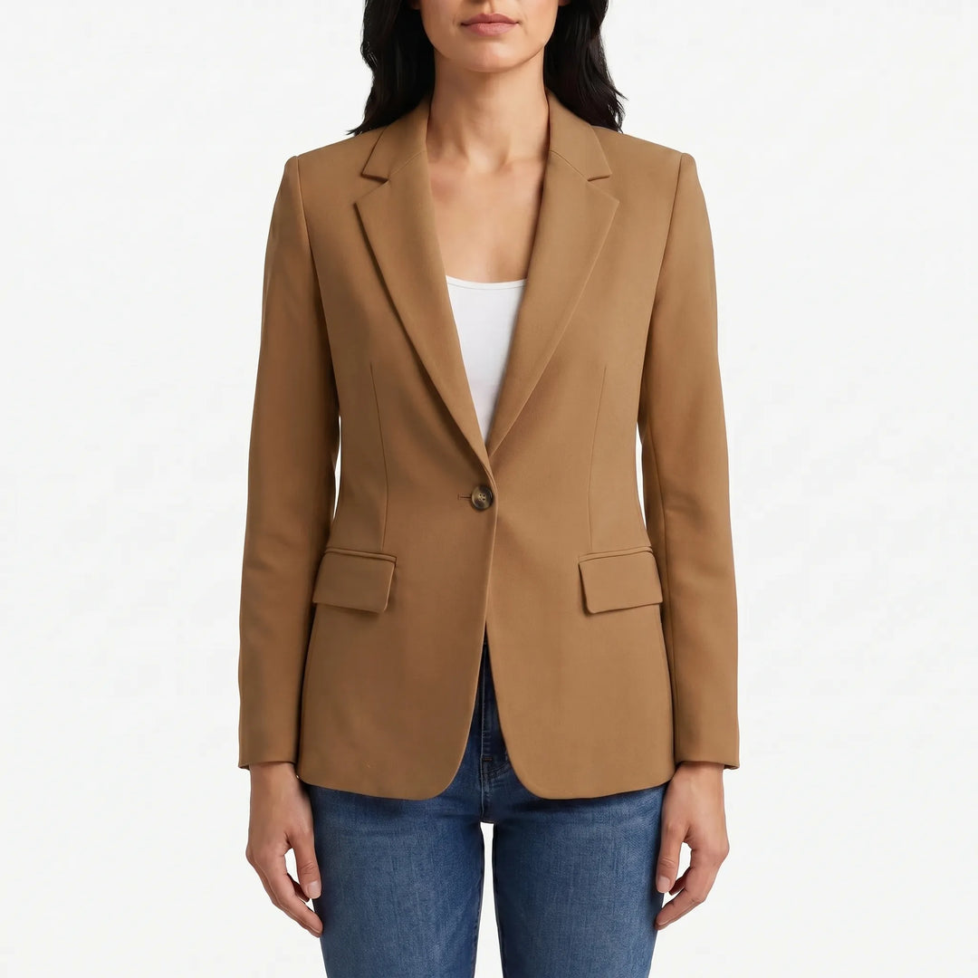 ClarvineTailored Single-Button Women's Blazer