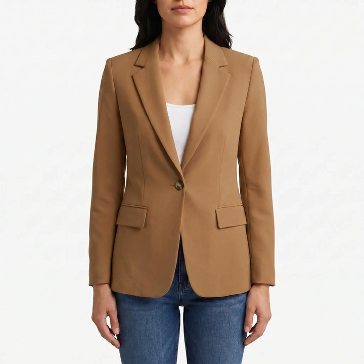 ClarvineTailored Single-Button Women's Blazer