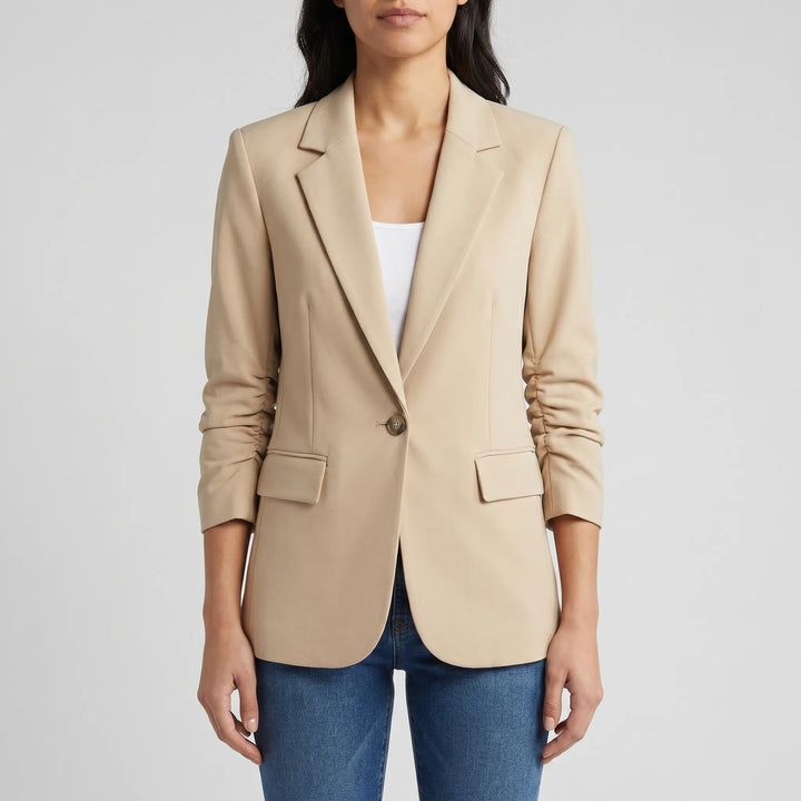 ClarvineTailored Single-Button Women's Blazer