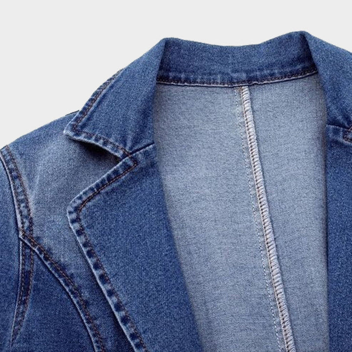 Stylowy Blazer Dżinsowy dla Kobiet