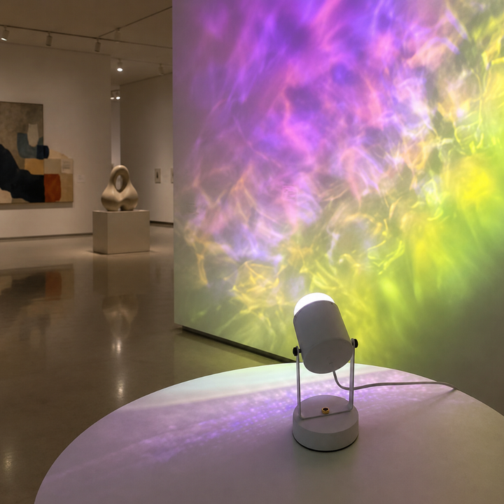 Lampa stołowa LED RGB ze zmianą kolorów, ściemniana i obracana o 360°