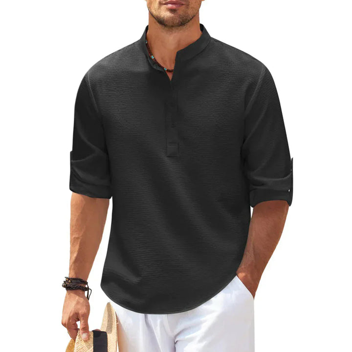 Stylowy Casual Męski Shirt Codzienna Elegancja z Relaksowanym Nutą