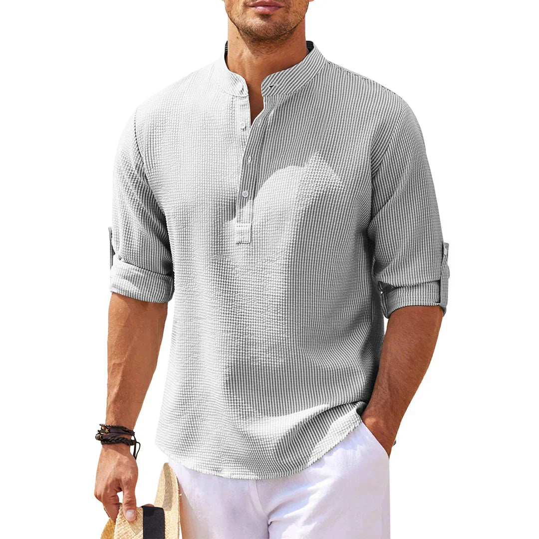 Stylowy Casual Męski Shirt Codzienna Elegancja z Relaksowanym Nutą