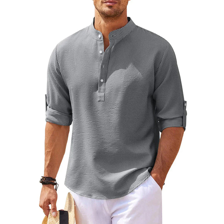 Stylowy Casual Męski Shirt Codzienna Elegancja z Relaksowanym Nutą