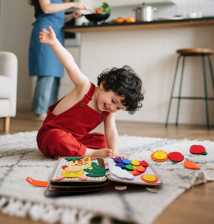 Książeczka Montessori do zabawy – nauka przez zabawę