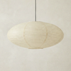 Papierowa lampa sufitowa LED Wabi