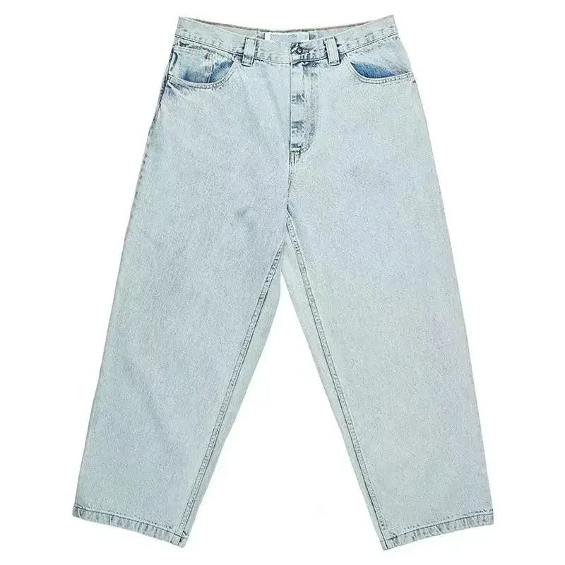 Duży Chłopiec - Spodnie Oversize w Stylu Skater dla mężczyzn