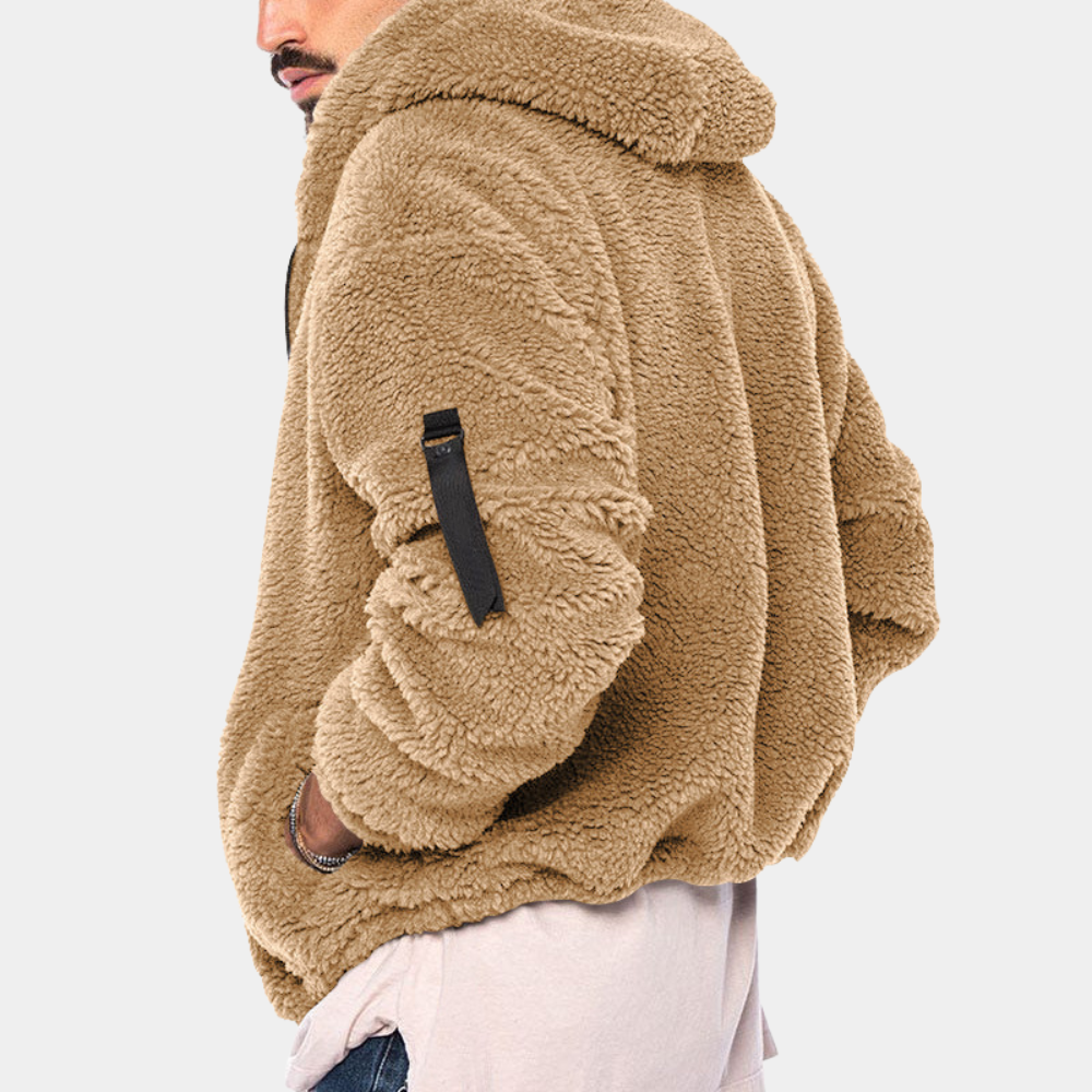 Odwracalna kurtka fleece dla mężczyzn