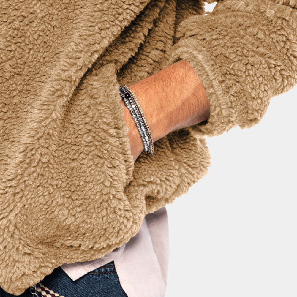 Odwracalna kurtka fleece dla mężczyzn