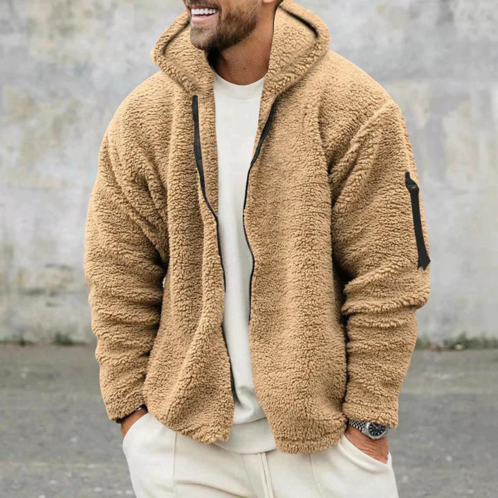 Odwracalna kurtka fleece dla mężczyzn