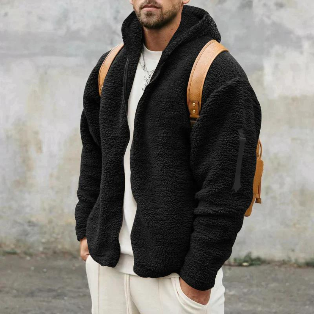Odwracalna kurtka fleece dla mężczyzn