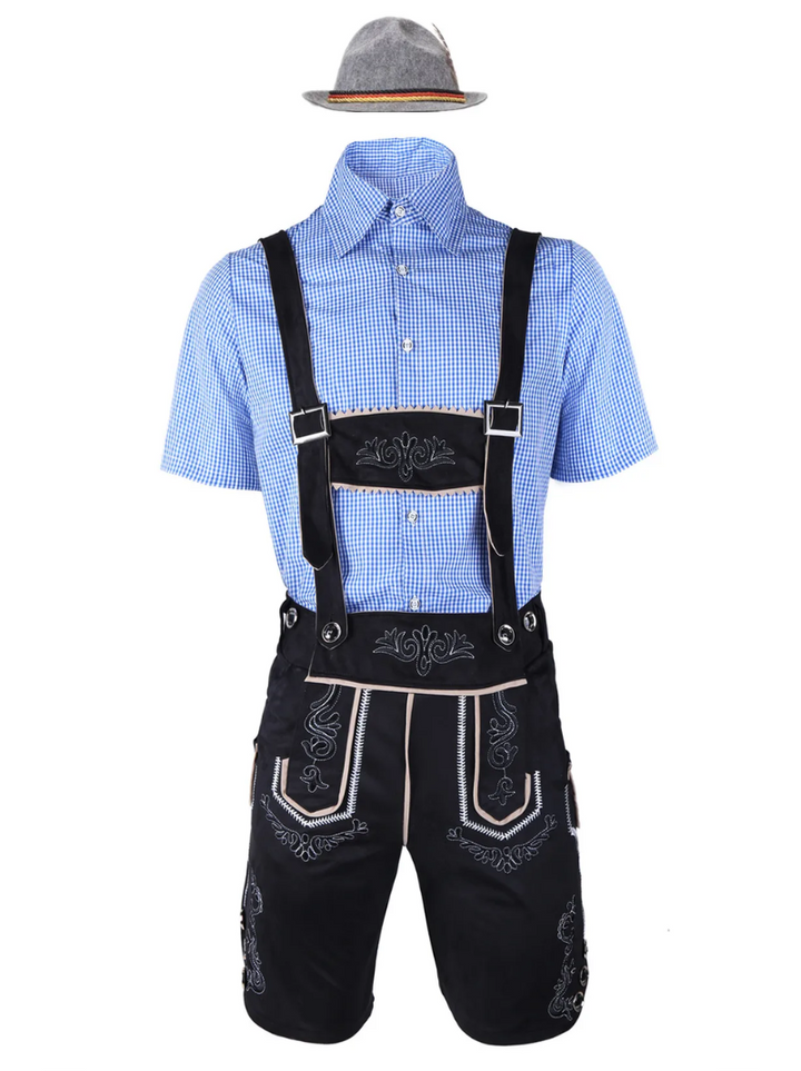 Męski kostium Lederhosen na niemiecki Oktoberfest