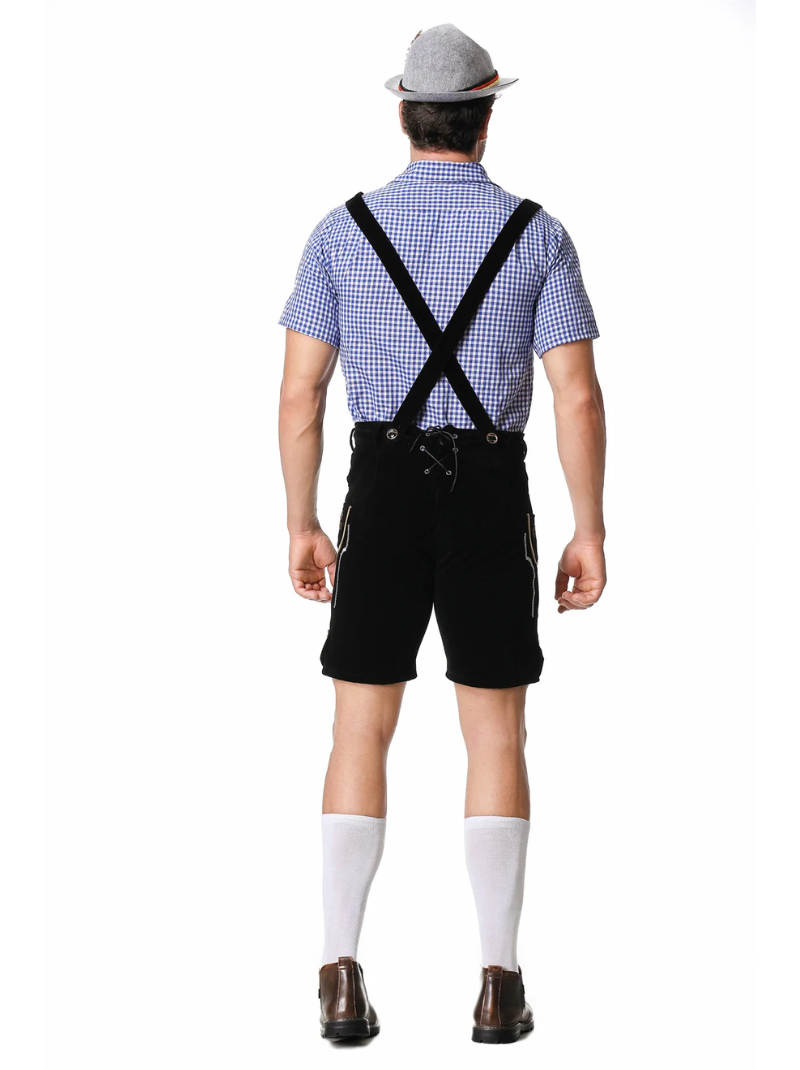 Męski kostium Lederhosen na niemiecki Oktoberfest