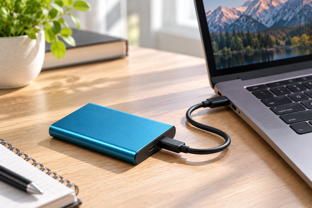 Wytrzymały zewnętrzny dysk SSD 30 TB do dużych plików
