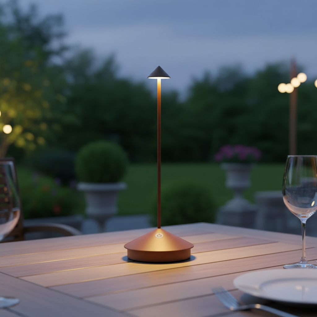 Bezprzewodowa lampa stołowa LED - ModernLumin