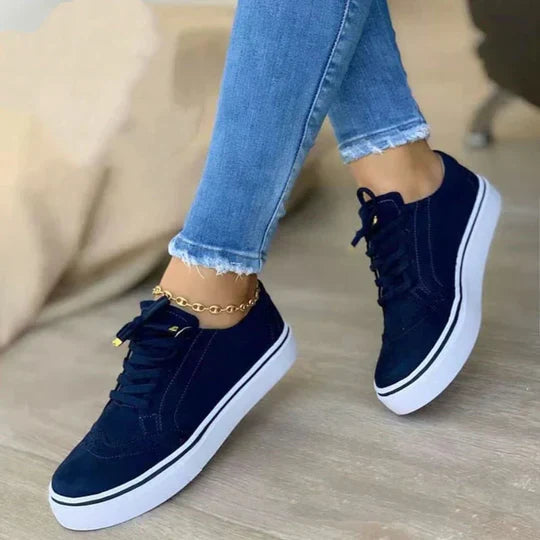 Kobiece Sneakersy na Sznurówki