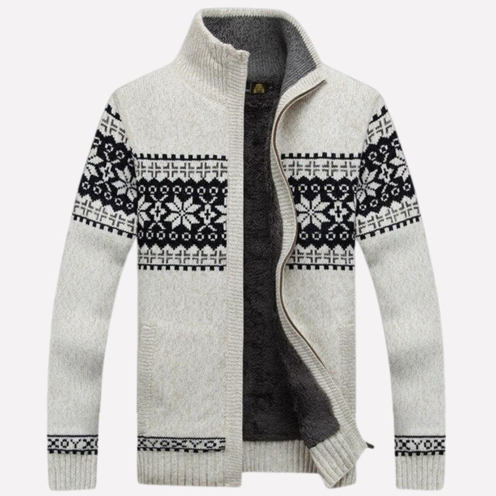 Meski Sweter z Dzianiny na Zime