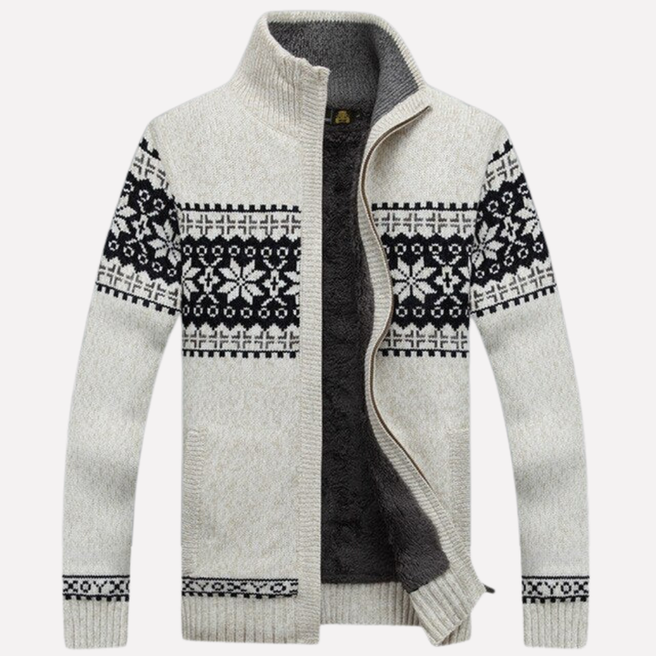Meski Sweter z Dzianiny na Zime