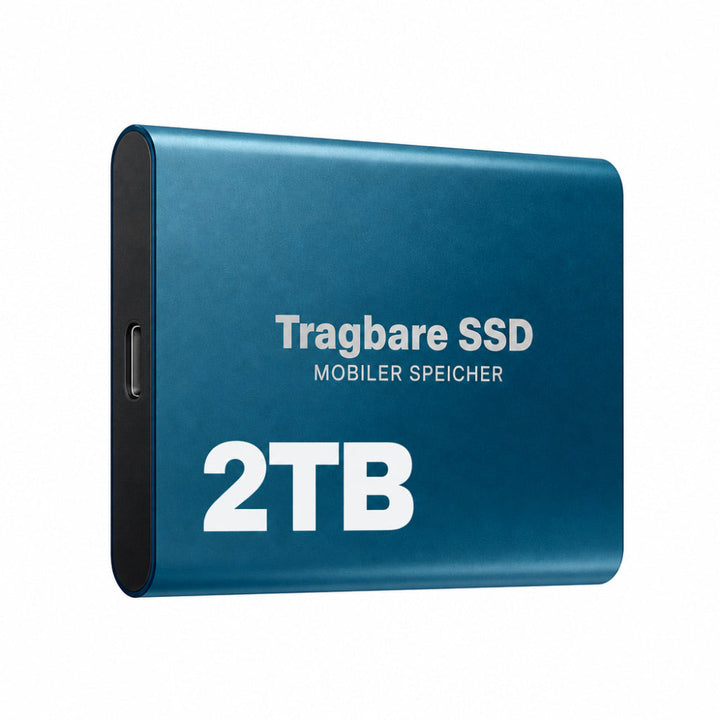 Zewnętrzny dysk SSD 2 TB z USB-C i wysoką prędkością