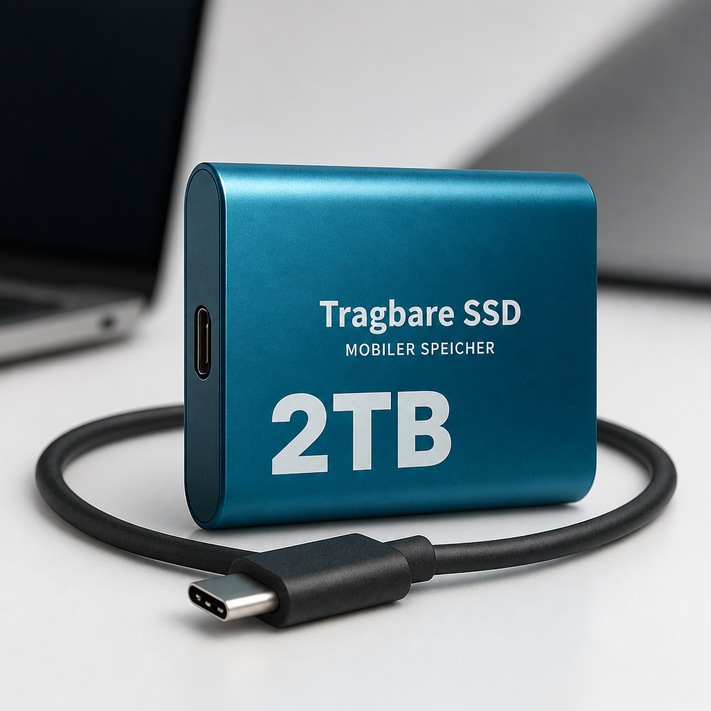 Zewnętrzny dysk SSD 2 TB z USB-C i wysoką prędkością