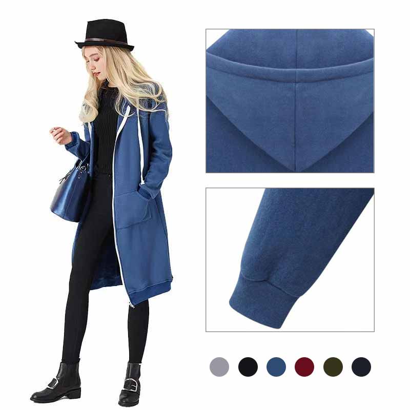 Casualowy długi kardigan damski - CozyZip