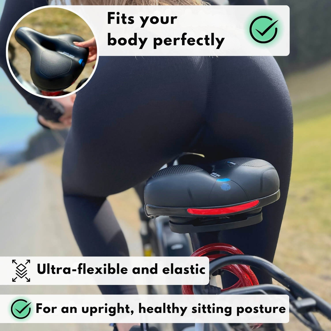 Siodełko rowerowe | Ergonomiczny komfort | Konstrukcja amortyzująca wstrząsy