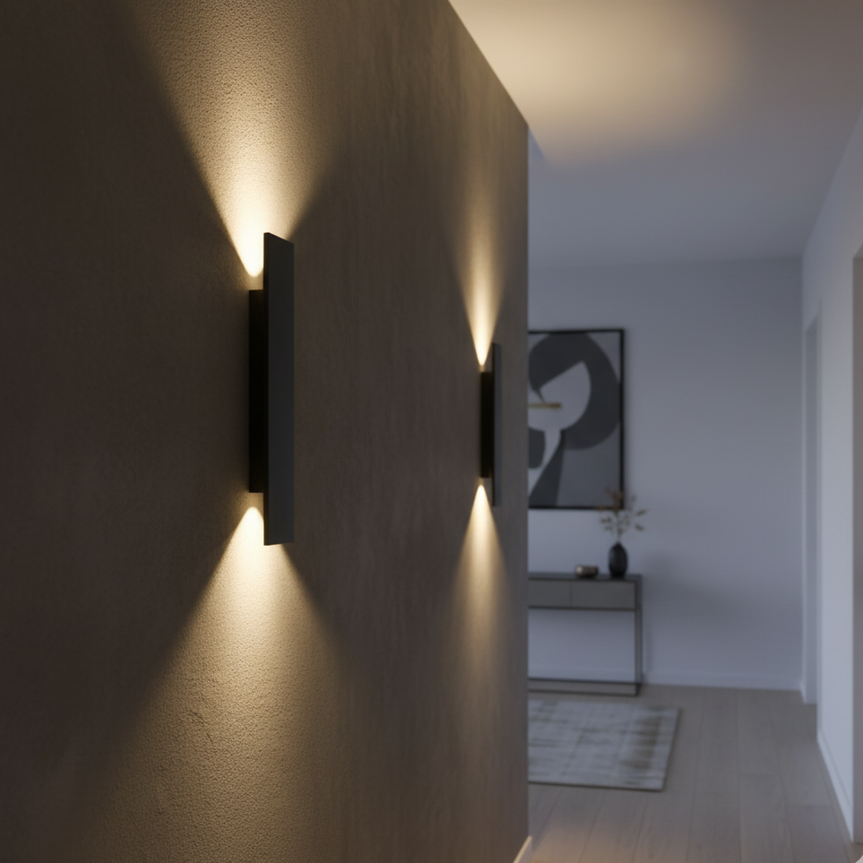 Wodoszczelny aluminiowy kinkiet zewnętrzny IP65 – nowoczesny kinkiet LED