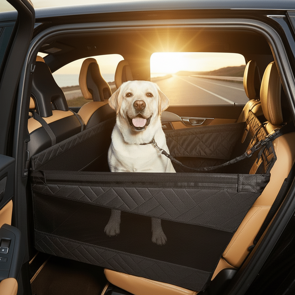 RIDEGUARD PET SEAT – wodoodporna mata dla psów z pianką memory do samochodu
